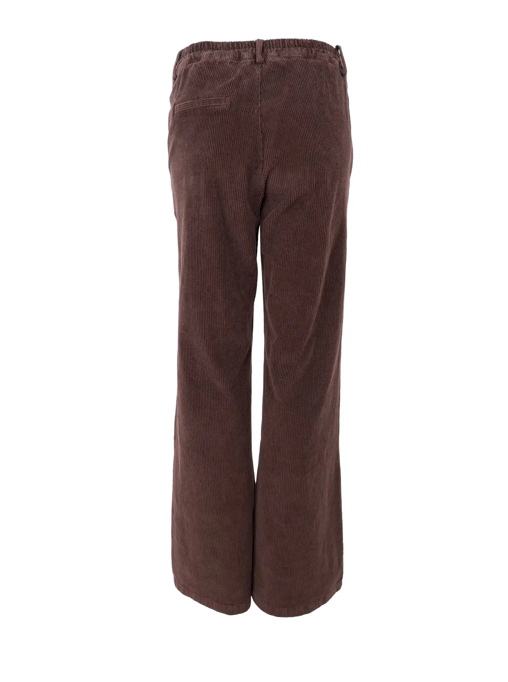 Black Colour box fløjlsbukser - brun