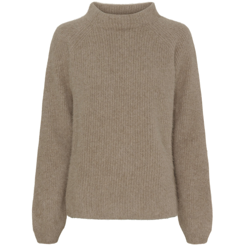 Butterfly CPH cashmere & raccoon strik - mocca