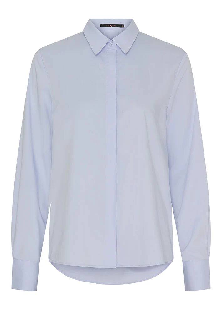 Butterfly CPH bambus skjorte - lyseblå