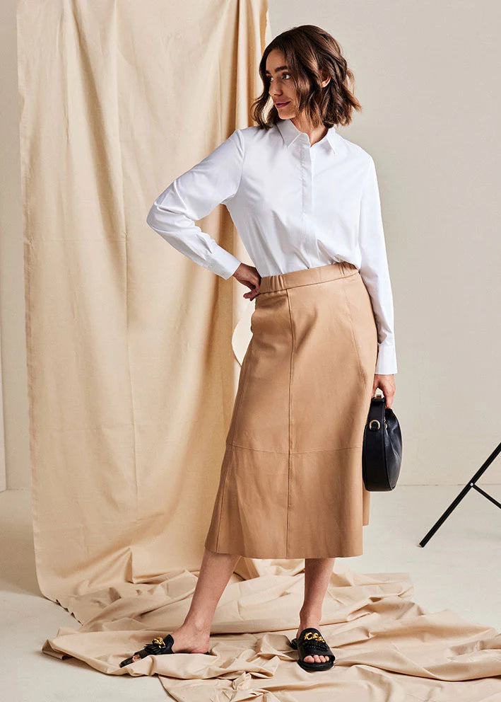 Butterfly CPH bambus skjorte - hvid