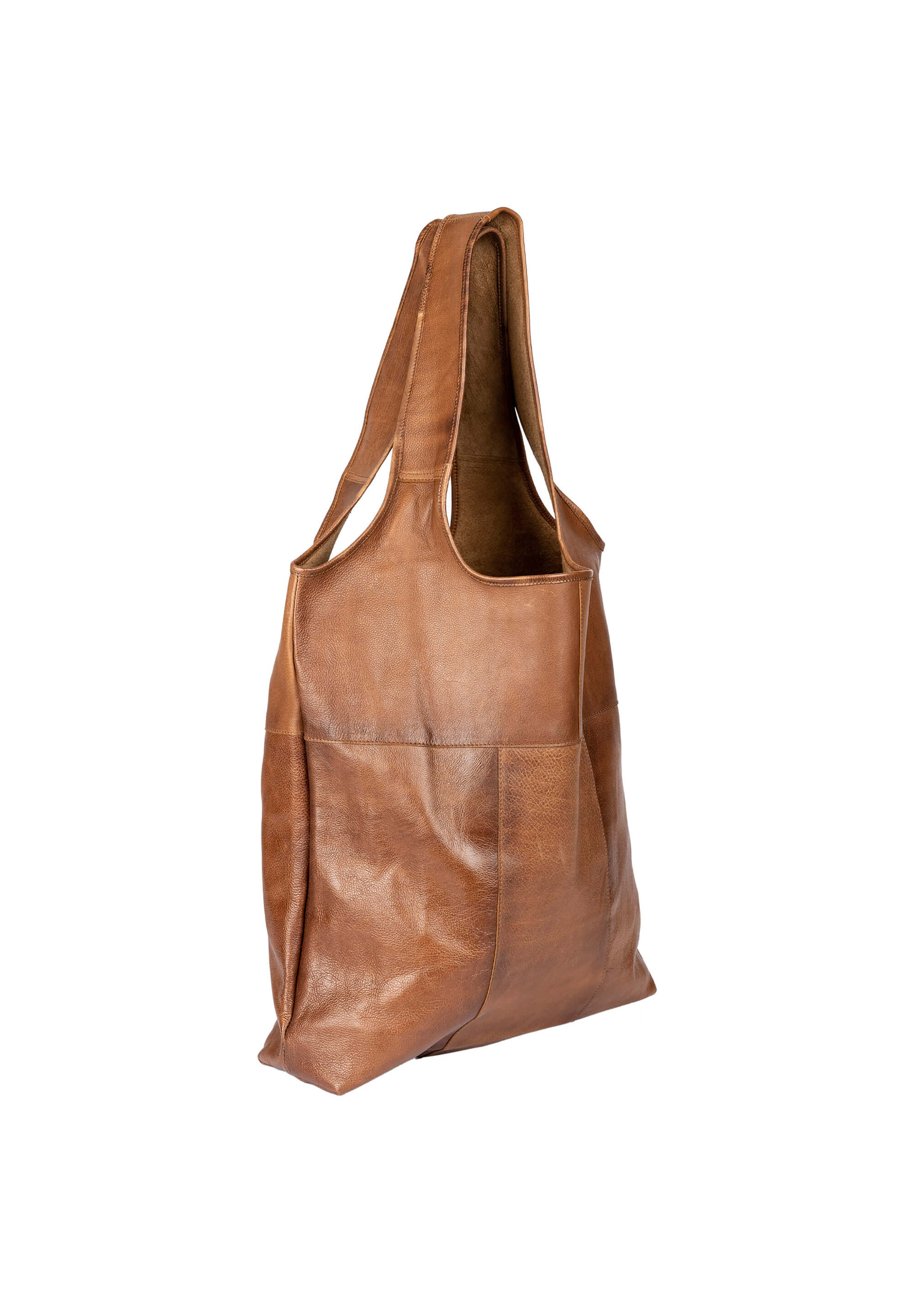 Re:Designed shopper skindtaske - walnut