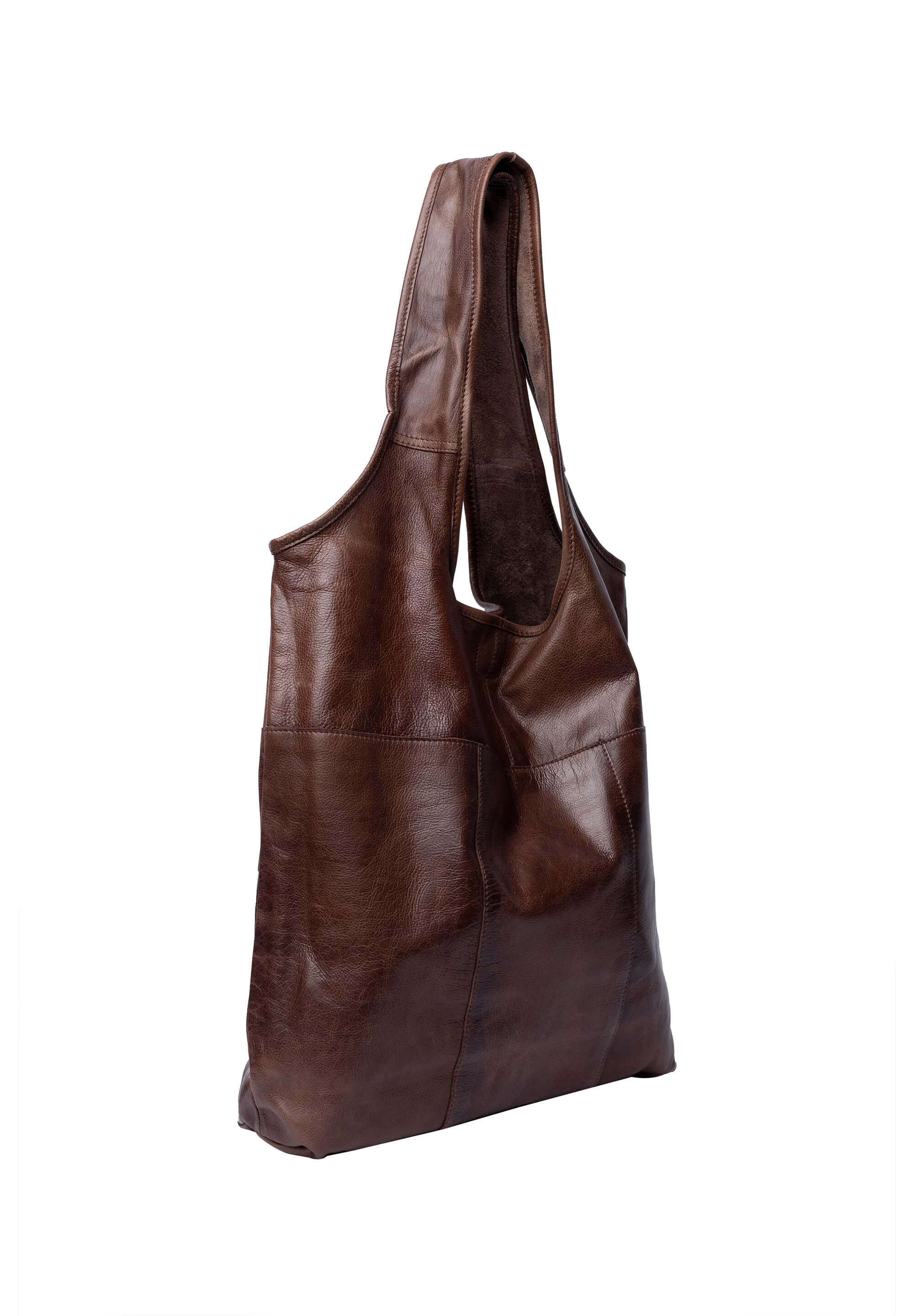 Re:Designed shopper skindtaske - woodsmoke