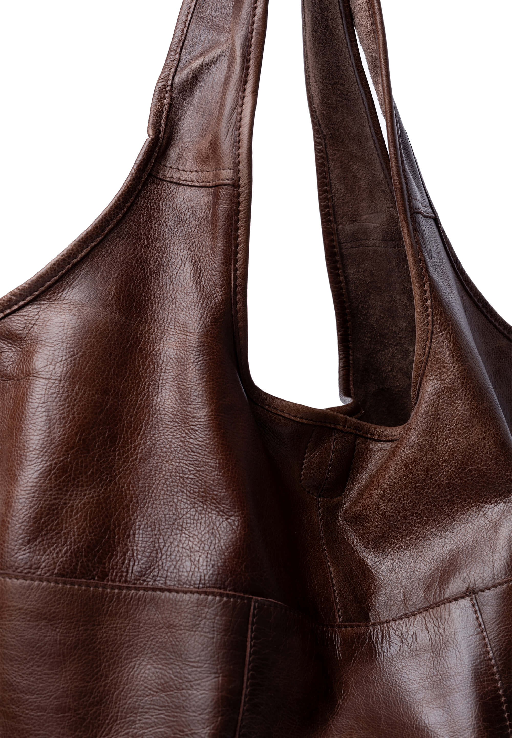 Re:Designed shopper skindtaske - woodsmoke
