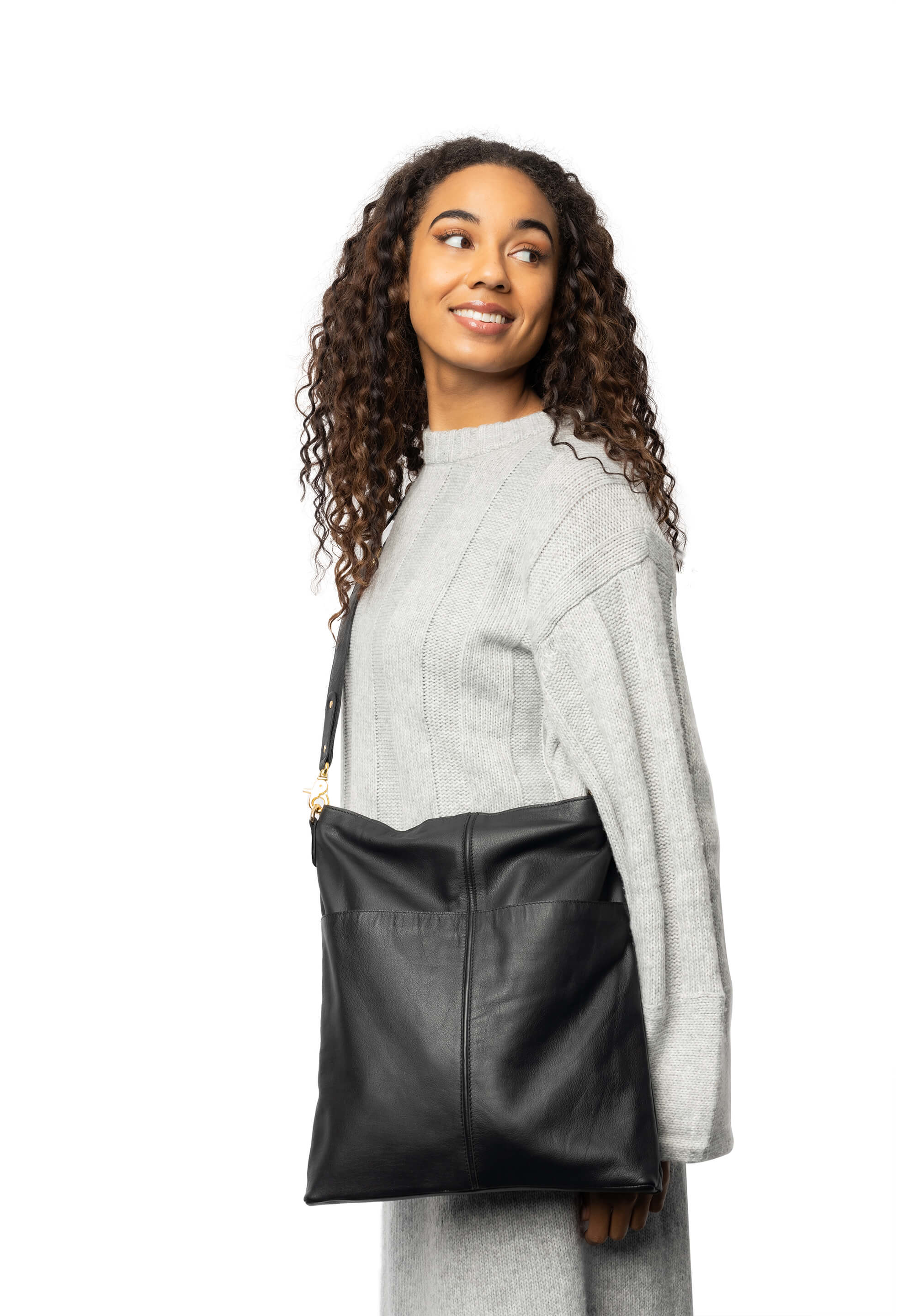 Re:Designed Fusia Big Skindtaske - sort