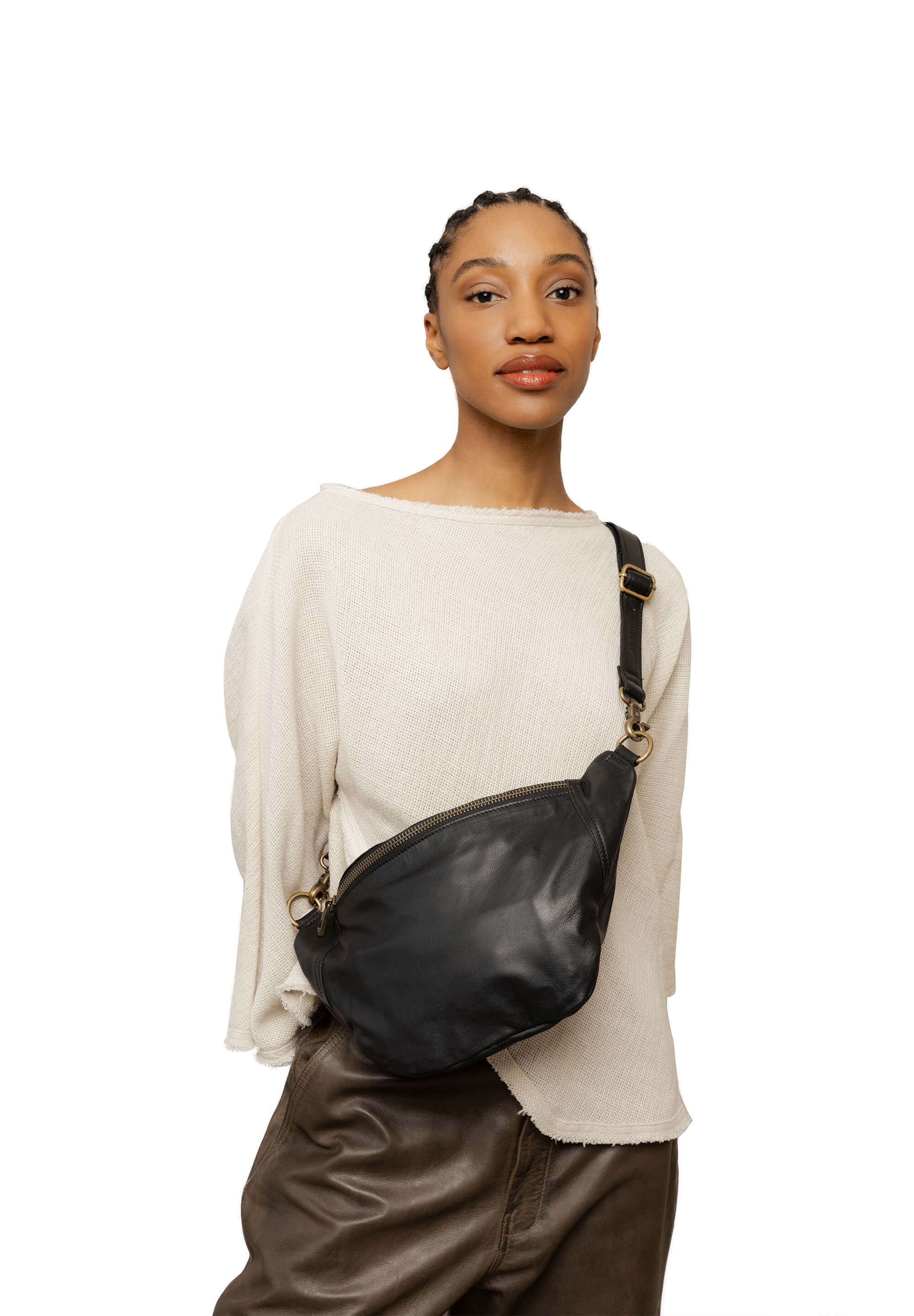 Re:Designed stor skind bumbag - sort