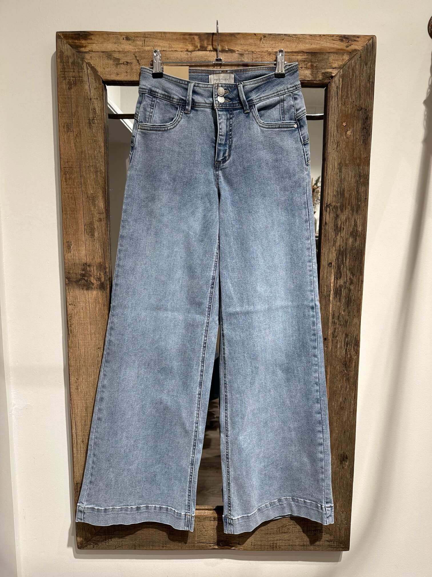 Freequent Lopez lange jeans - lys denim