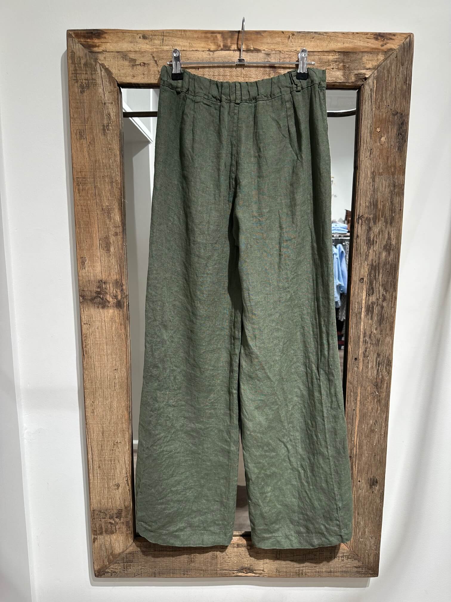 Delux Skagen hørbukser - armygrøn