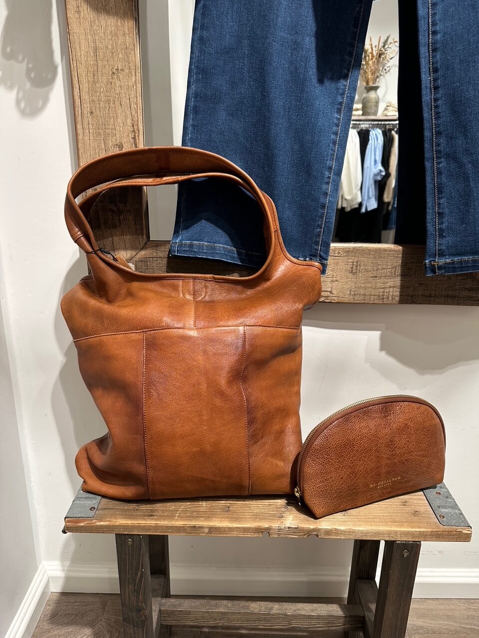 Re:Designed shopper skindtaske - walnut