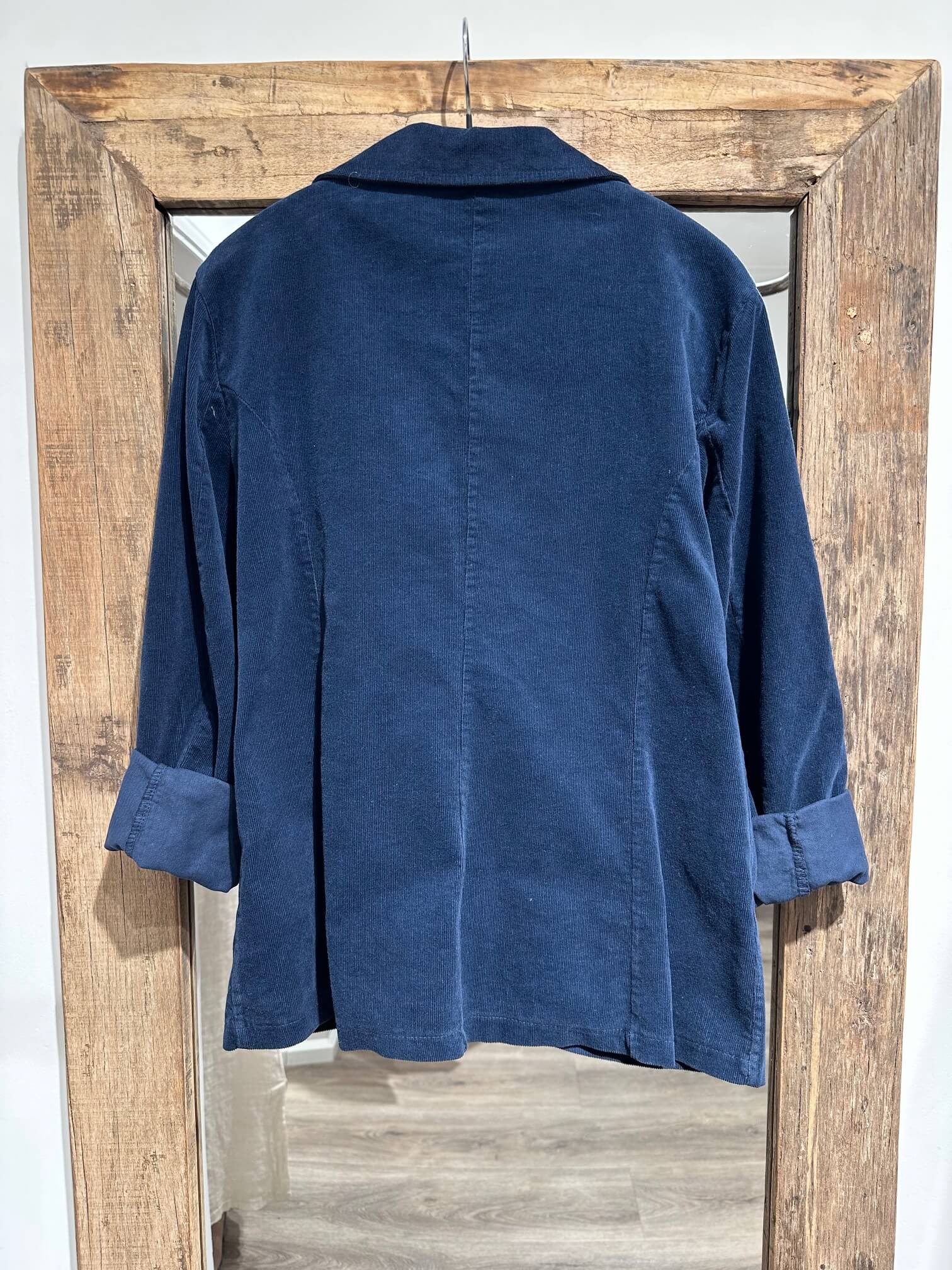 Delux Skagen fløjlsblazer - navy