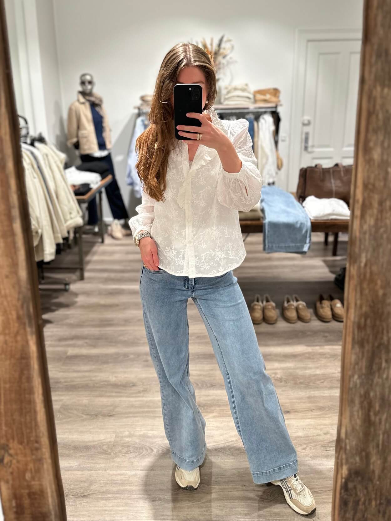 Freequent Lopez lange jeans - lys denim