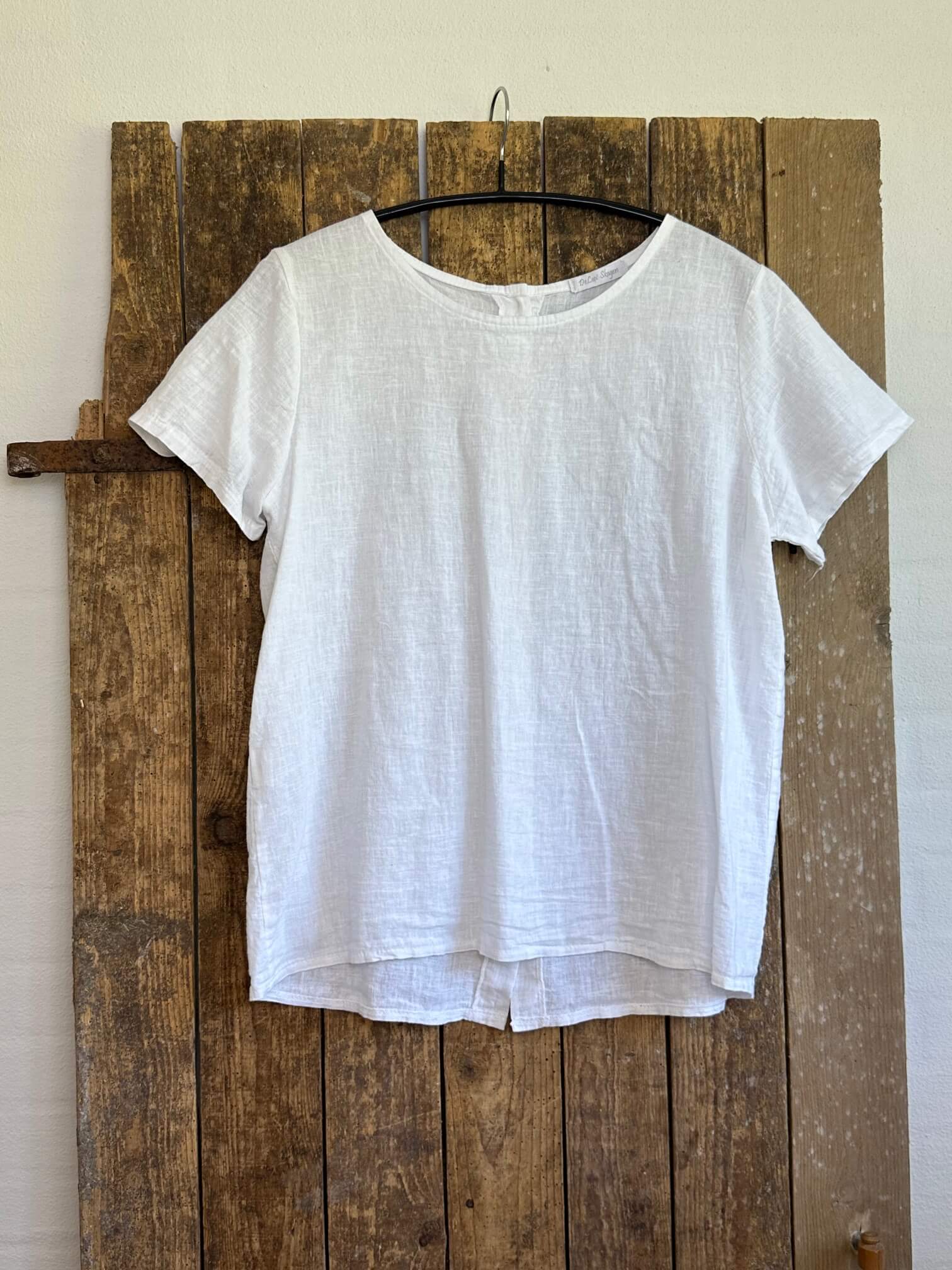 Delux Skagen Fie hør t-shirt - hvid
