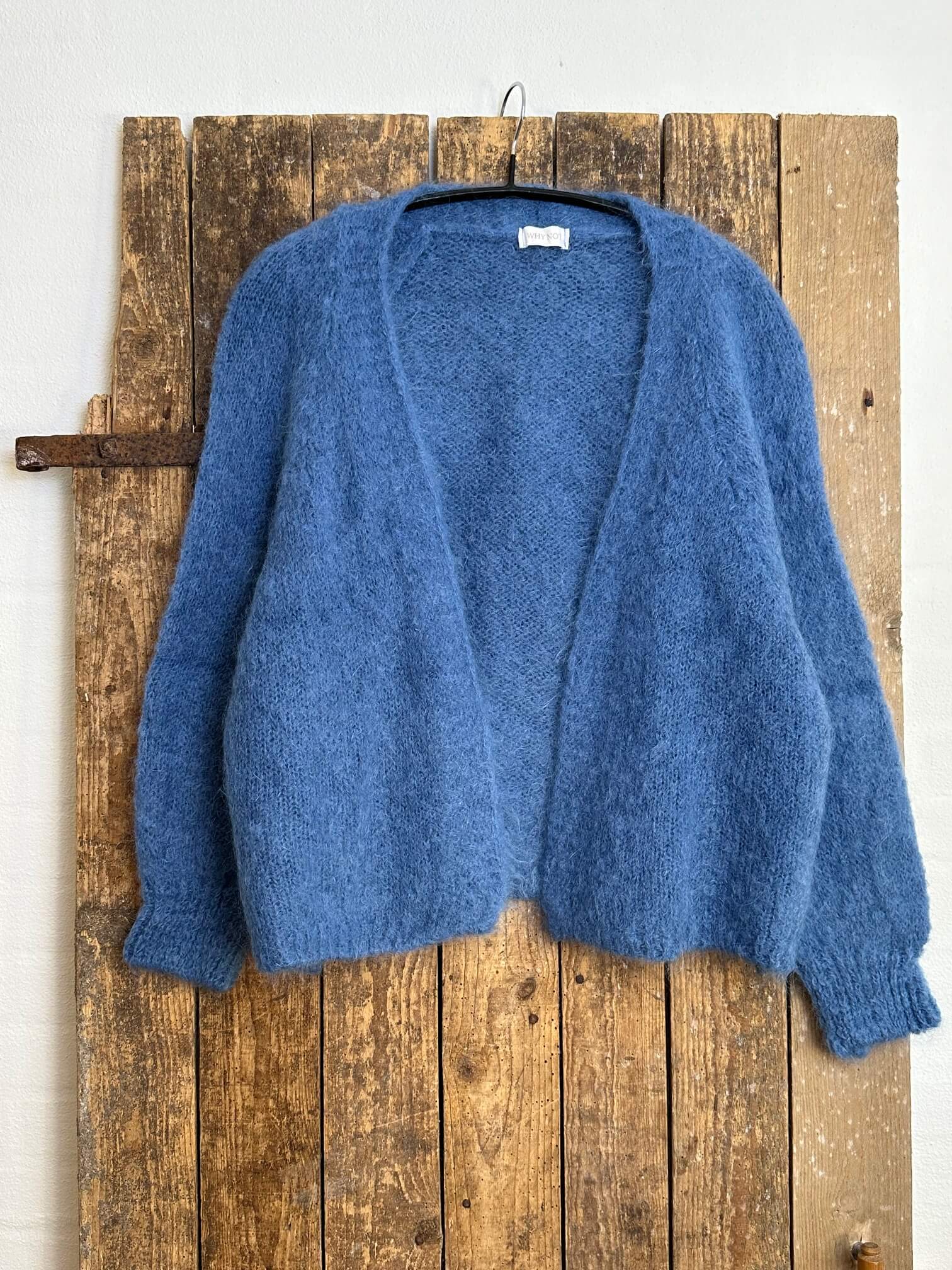 A taste of Fleurie mohair strikcardigan - klar blå A taste of Fleurie mohair strikcardigan - klar blå