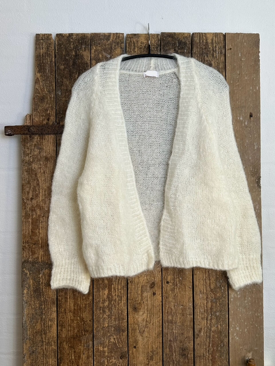 A taste of Fleurie mohair strikcardigan - off-white A taste of Fleurie mohair strikcardigan - off-white