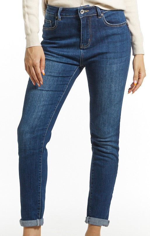 Delux Skagen Bea 4 jeans - medium blue