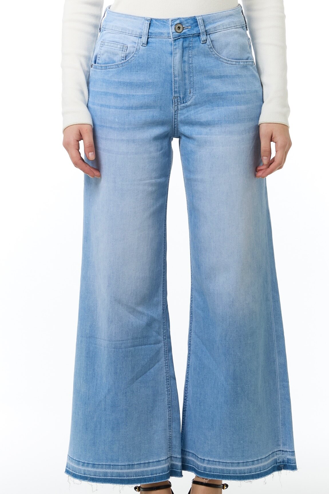 Delux Skagen ripped jeans - lys denim