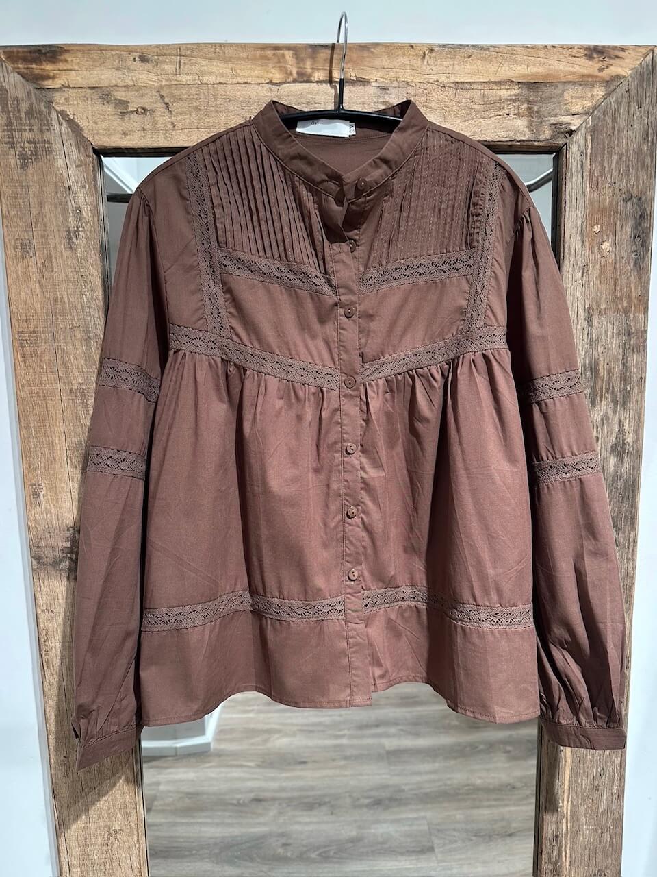 A taste of Fleurie Tiggy skjorte - brun