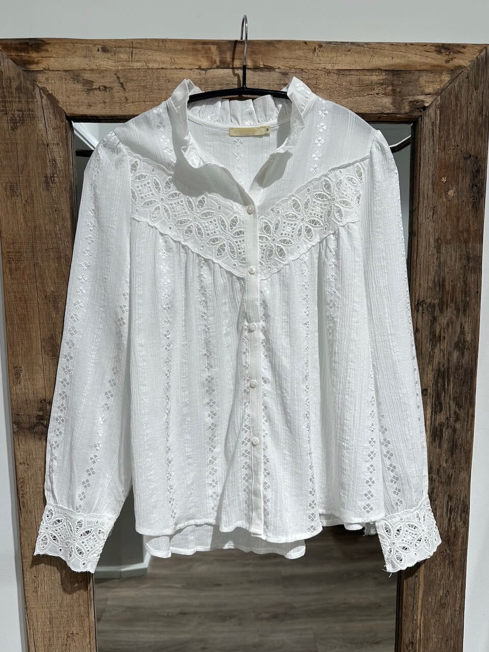 A taste of Fleurie Ally skjortebluse - hvid