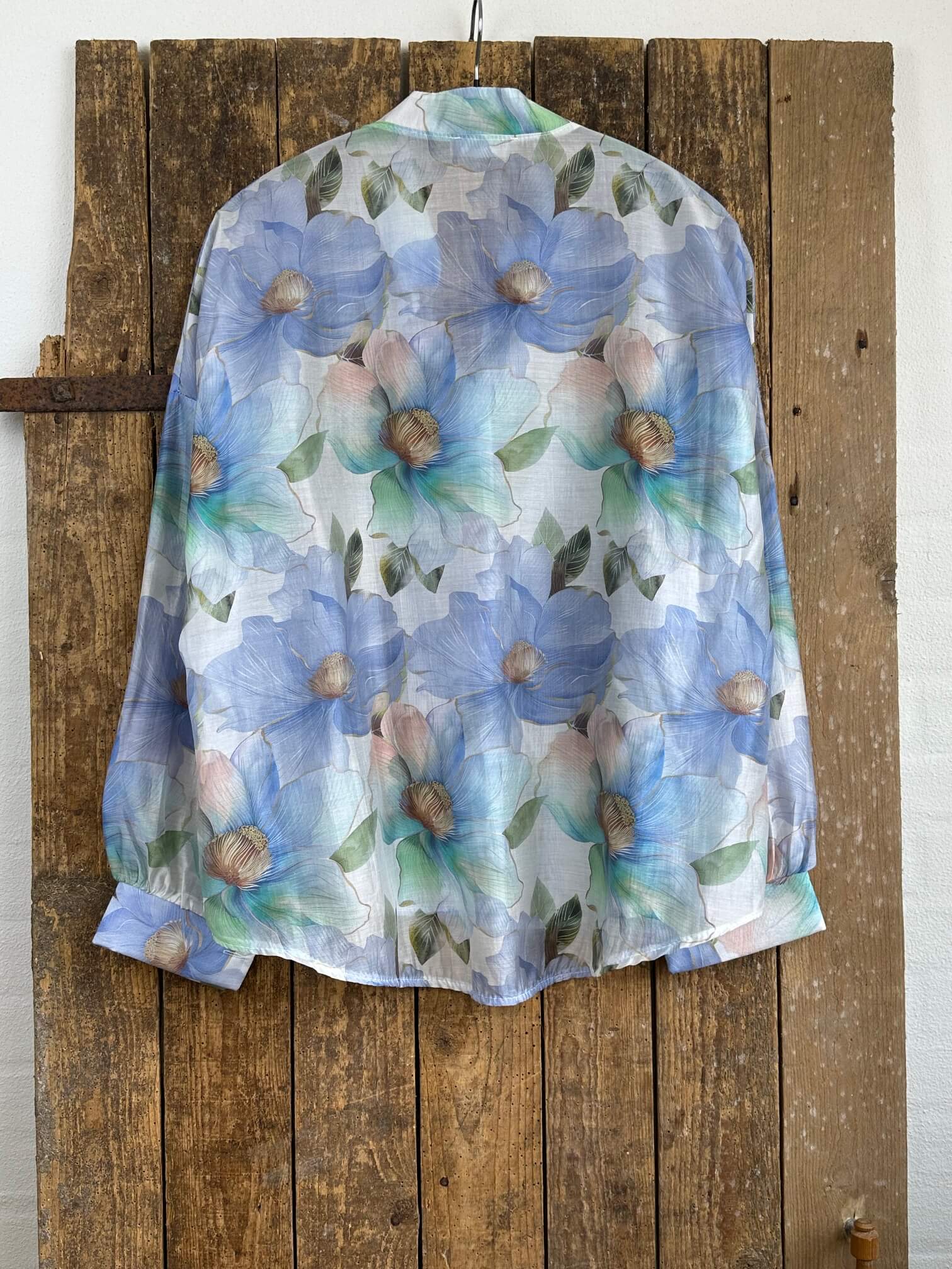 Delux Skagen bloom skjorte - blågrøn