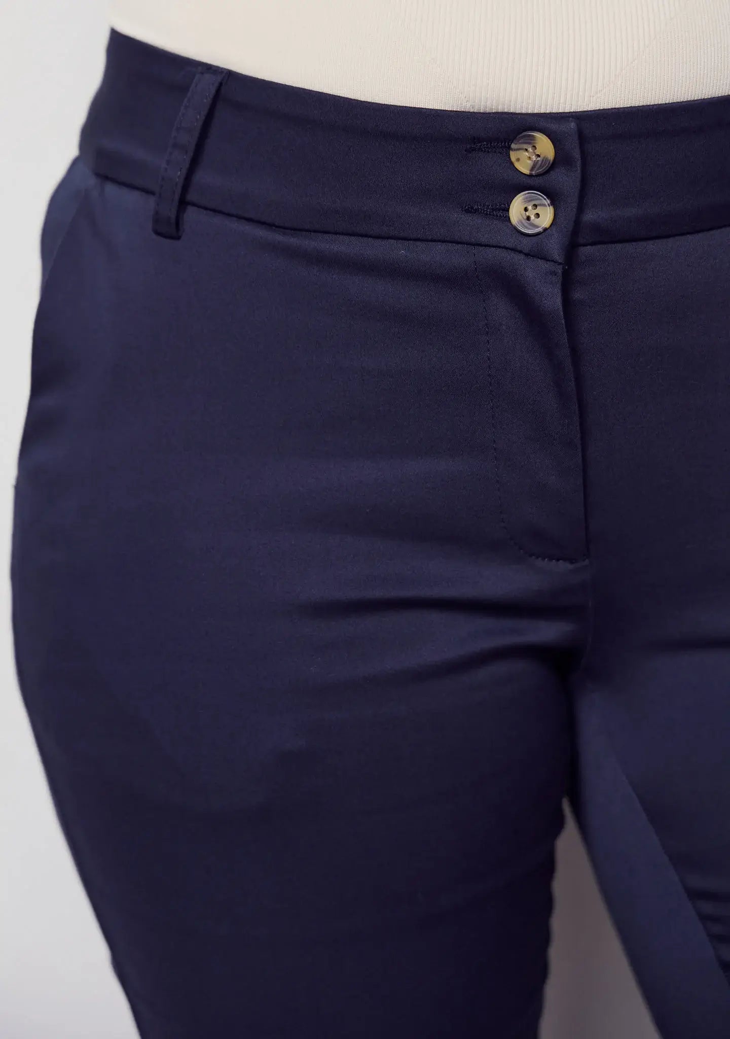 Isay chino bukser (lang)- navy