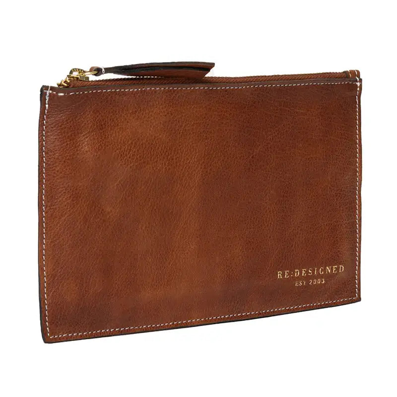 Re:Designed skind pung / clutch- walnut