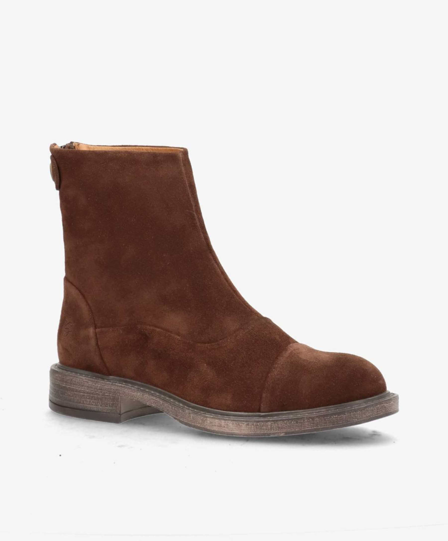 ShoeDesign Dahlia ruskindsstøvle - mørkebrun