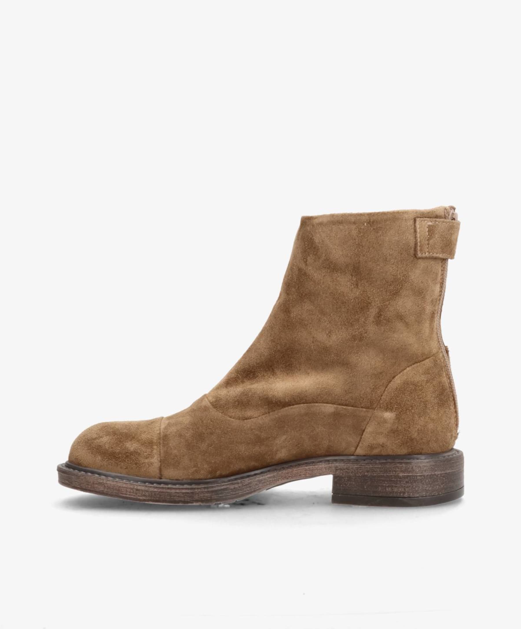 ShoeDesign Dahlia ruskindsstøvle - taupe