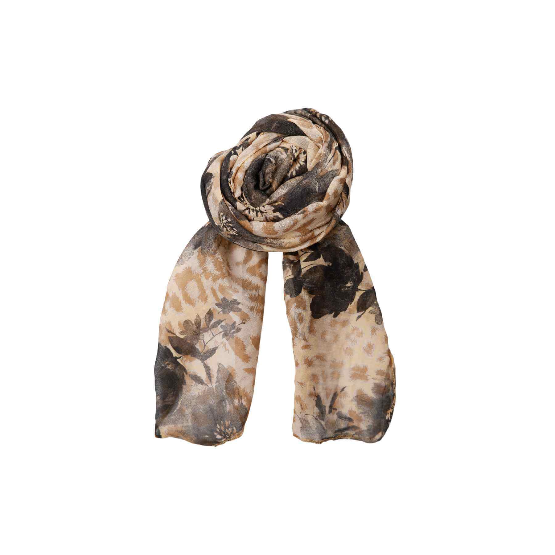 Black Colour Leah silke/bomuld tørklæde