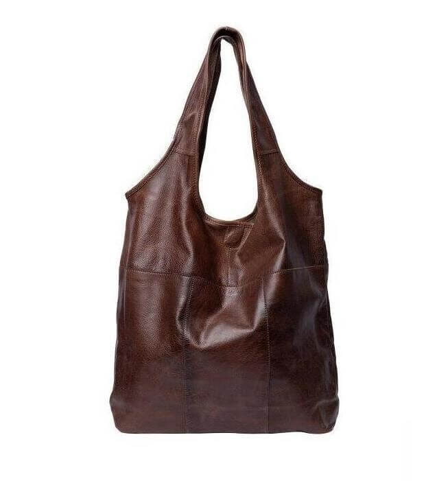 Re:Designed shopper skindtaske - woodsmoke