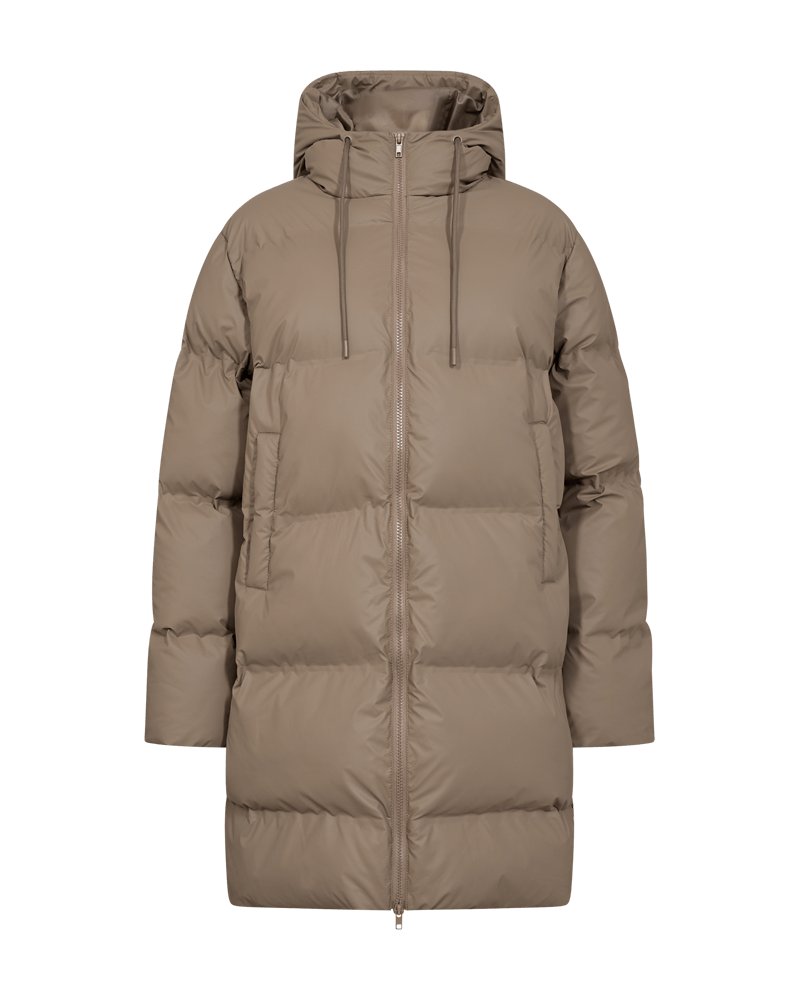 Freequent vinter frakke - taupe