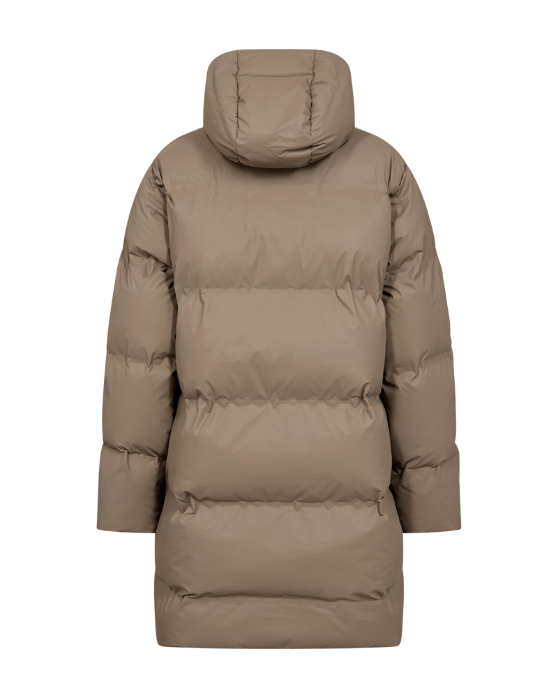 Freequent vinter frakke - taupe
