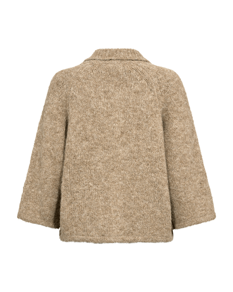 Freequent Lulu cardigan - warm beige melange