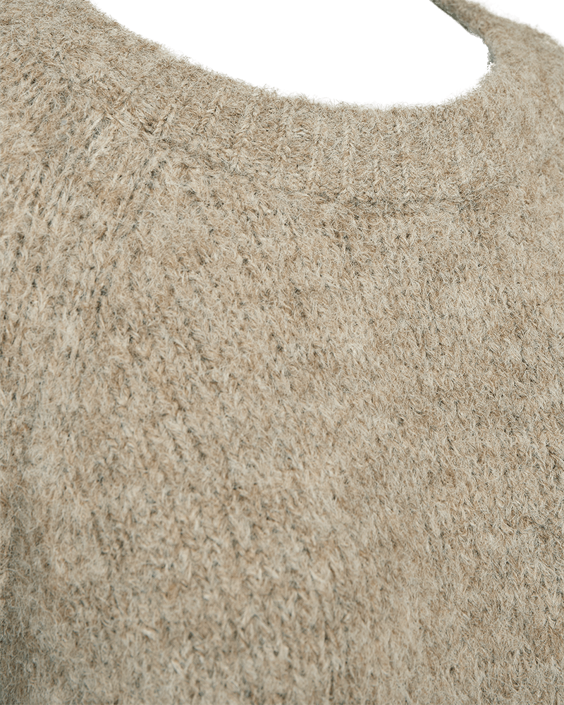 Freequent Lulu strik - warm beige melange