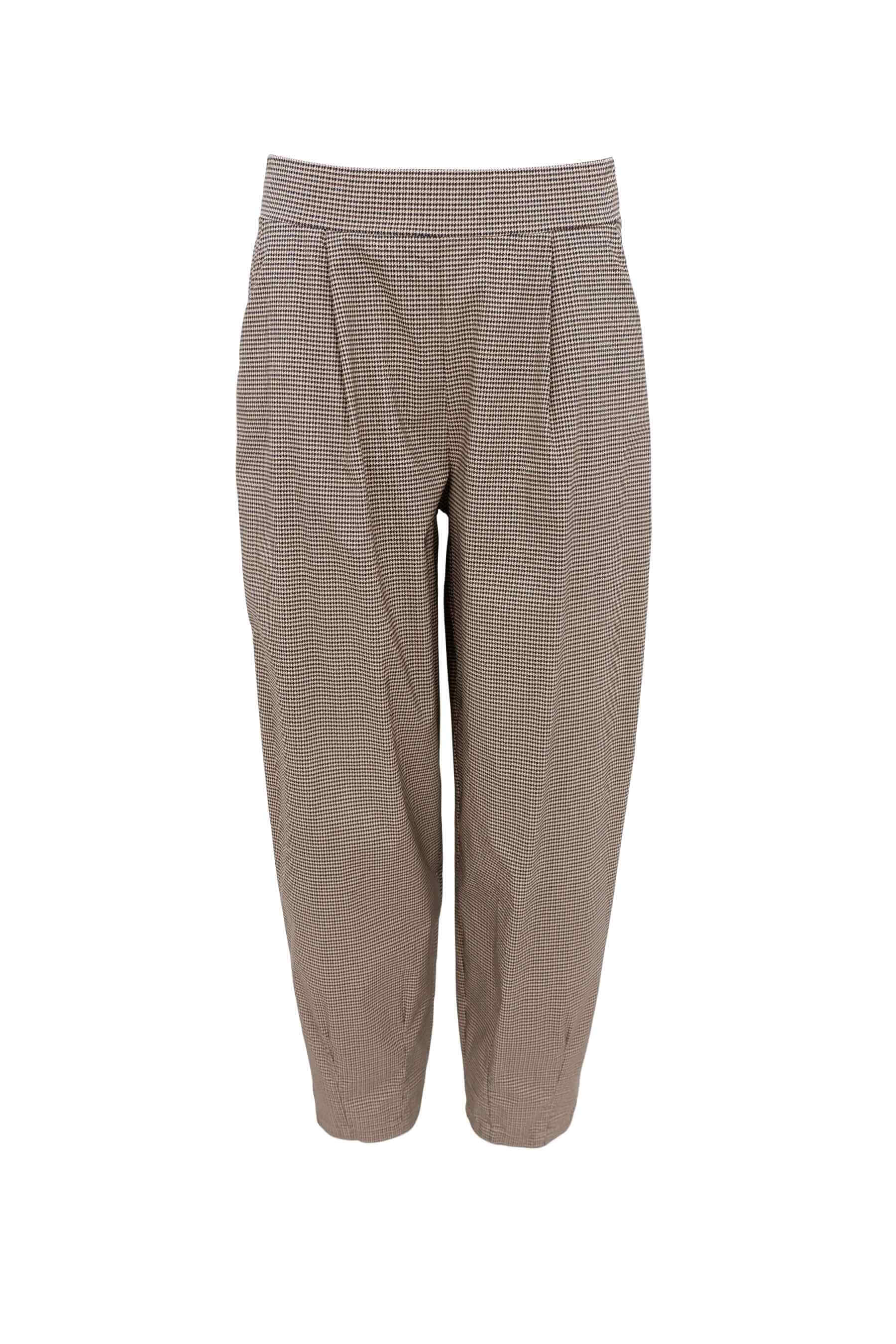 Black Colour Davina barrel bukser - brun tern