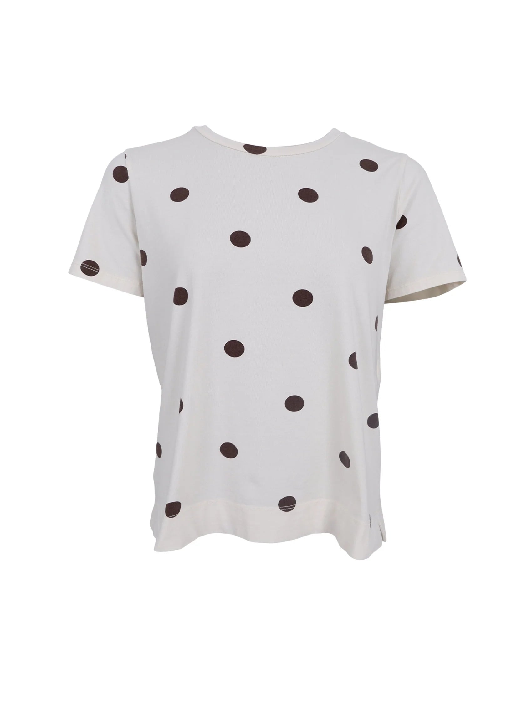 Black Colour Zelda Dot t-shirt - hvid og brun