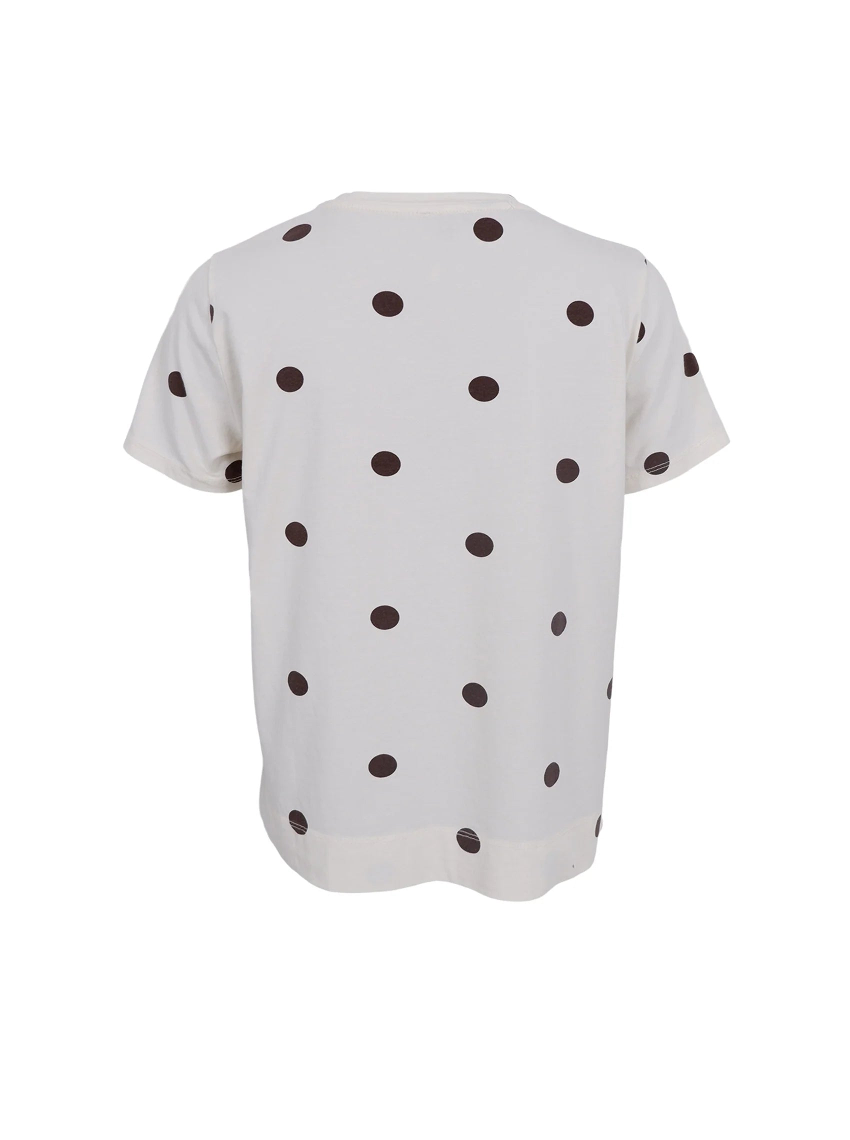 Black Colour Zelda Dot t-shirt - hvid og brun
