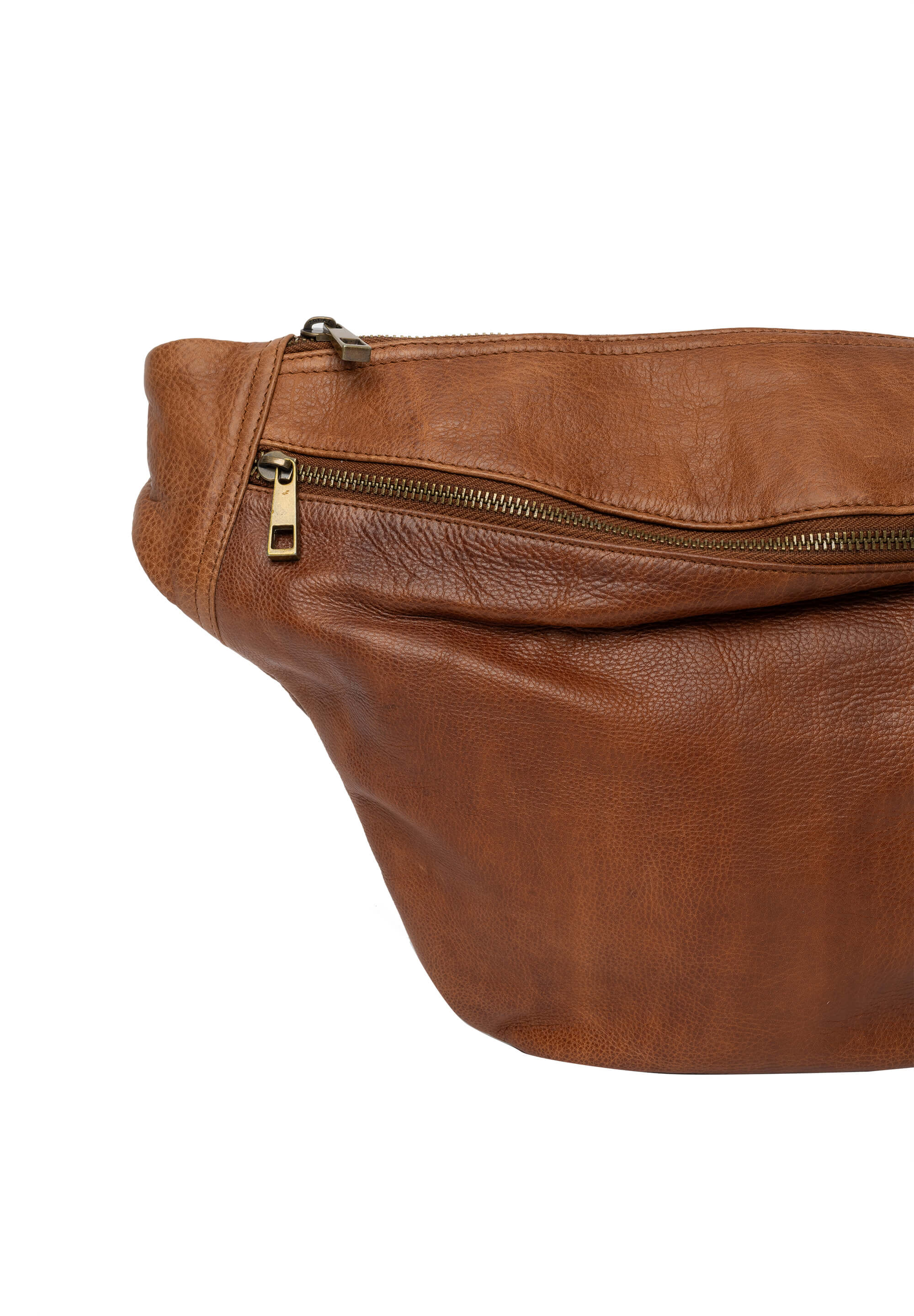 Re:Designed stor Merla skind bumbag - walnut