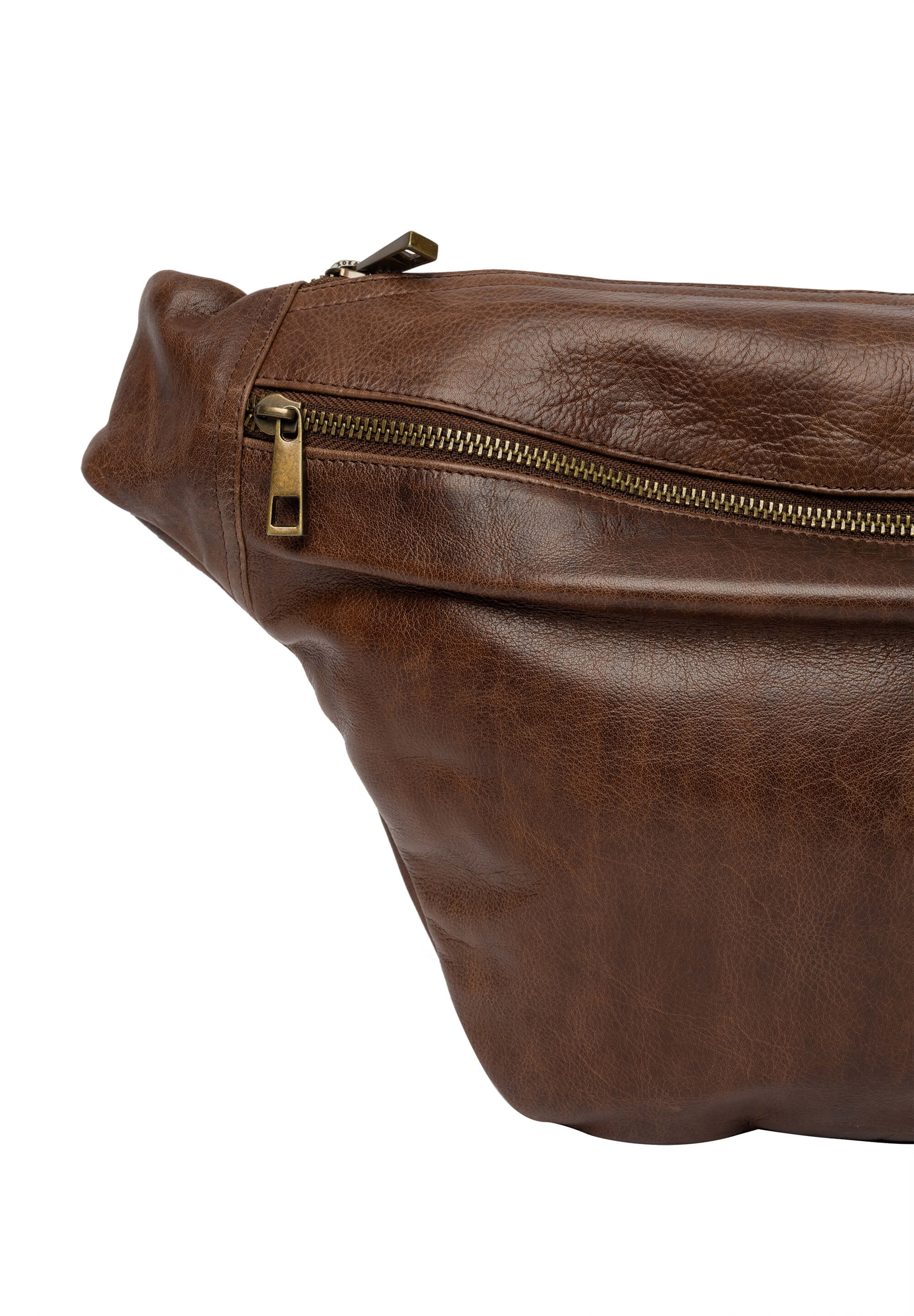 Re:Designed stor Merla skind bumbag - woodsmoke