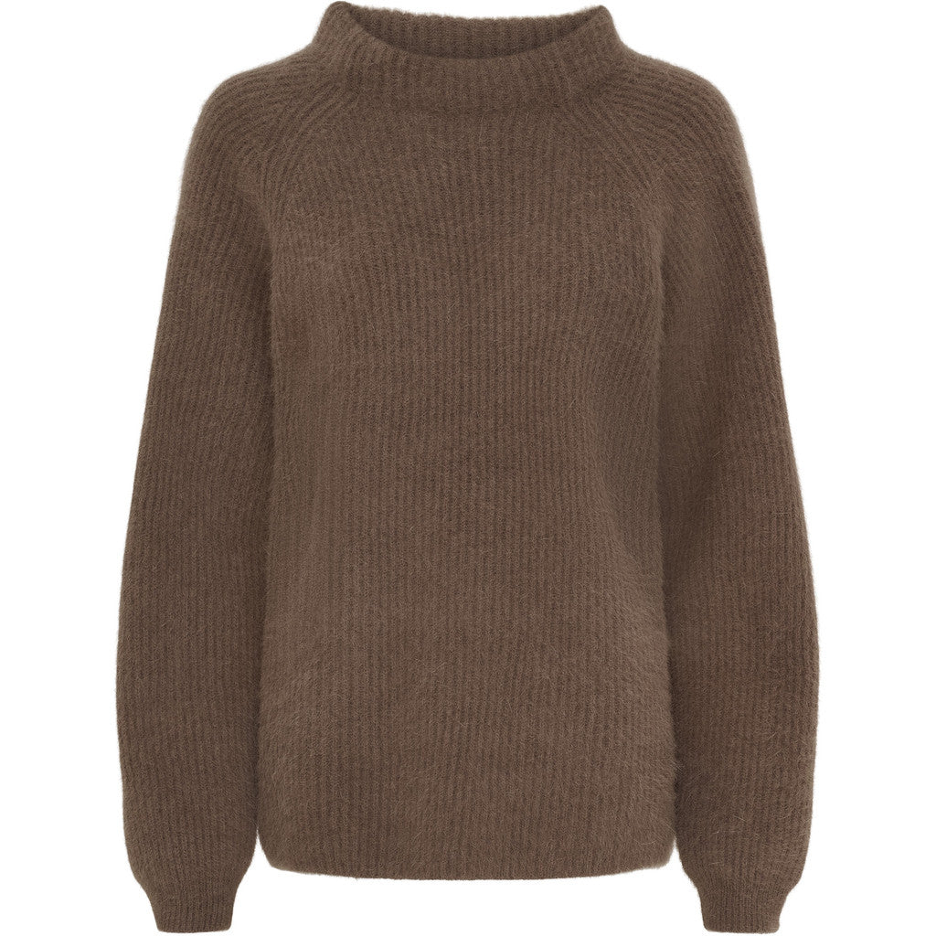 Butterfly CPH cashmere & raccoon strik - mørkebrun