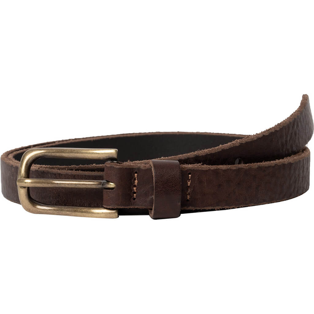 Re:Designed skindbælte Jeanne Smalt - brun