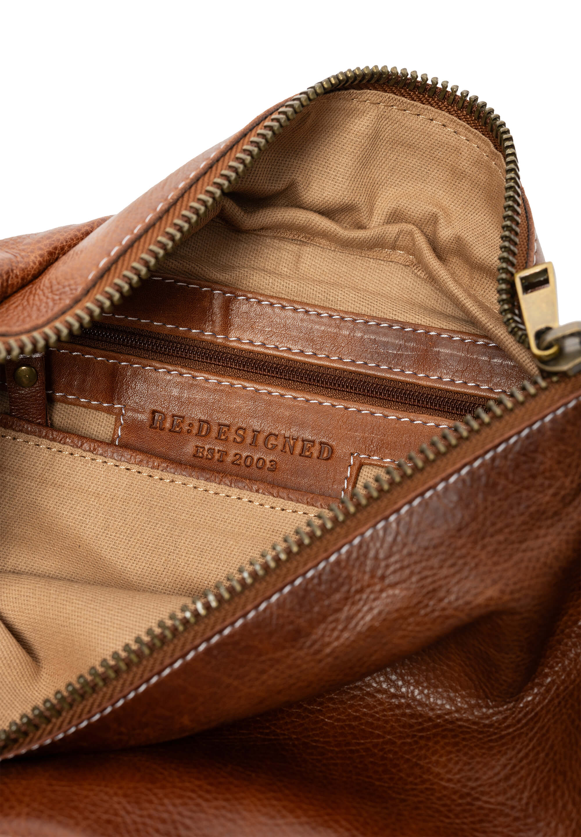 Re:Designed stor skind bumbag - walnut