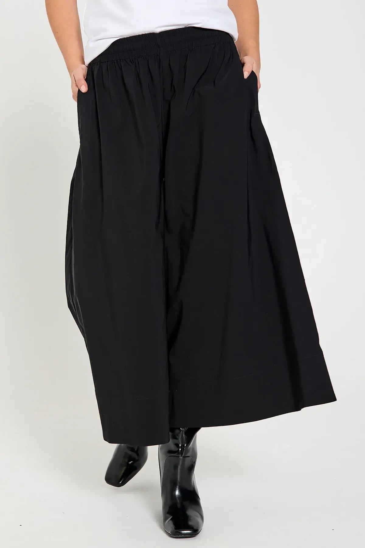 Freequent culotte bukser - sort
