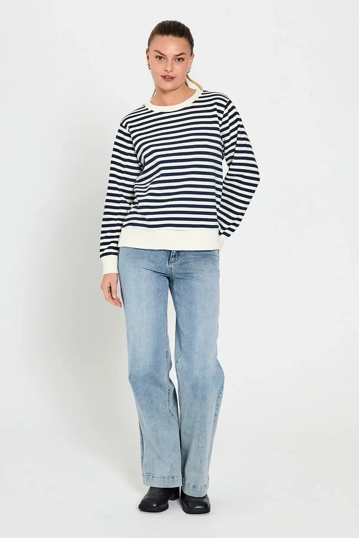 Freequent Lopez lange jeans - lys denim