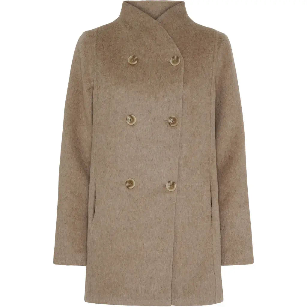 Butterfly CPH alpaca frakke - beige