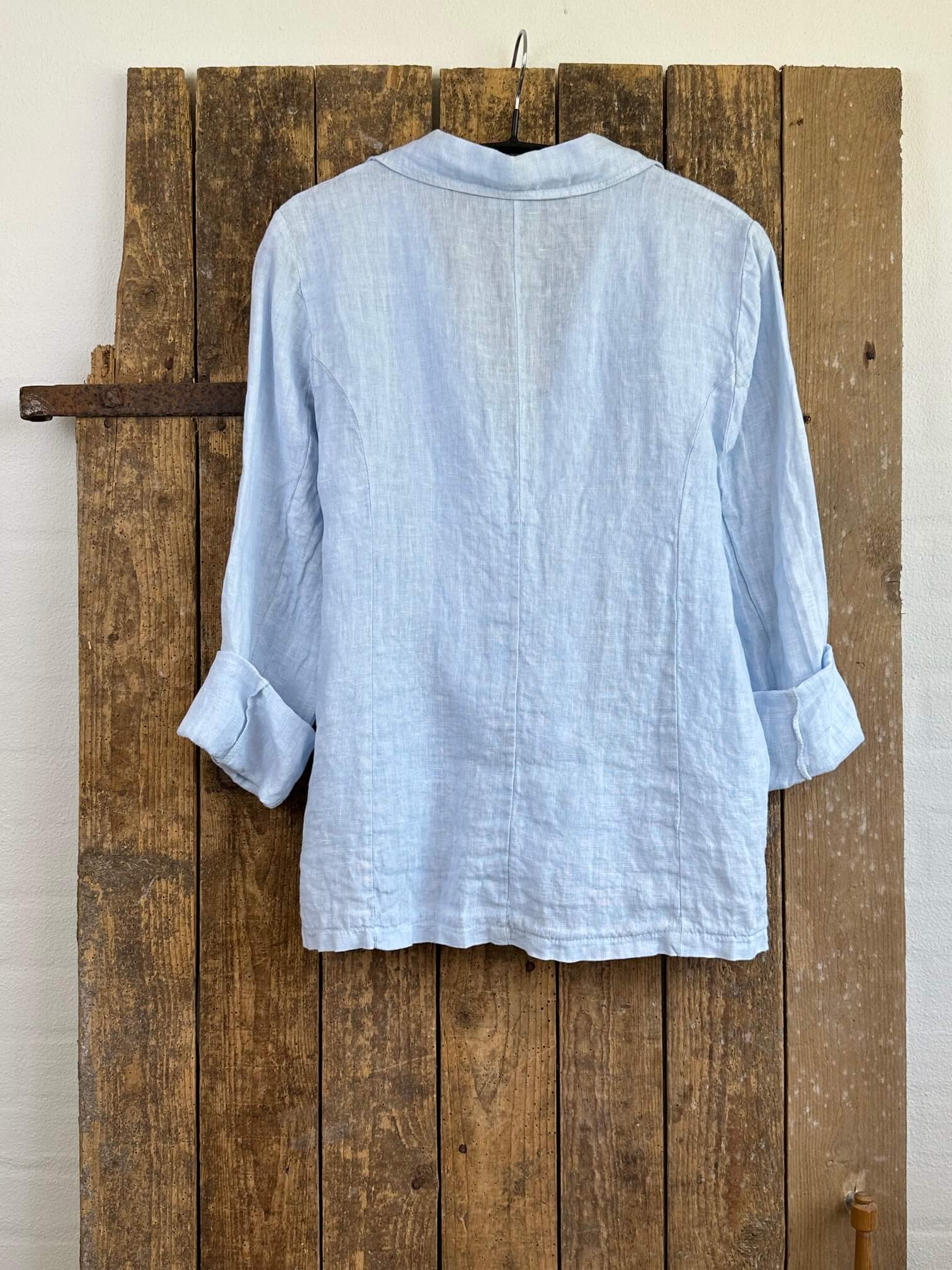 Delux Skagen hør blazer - lyseblå