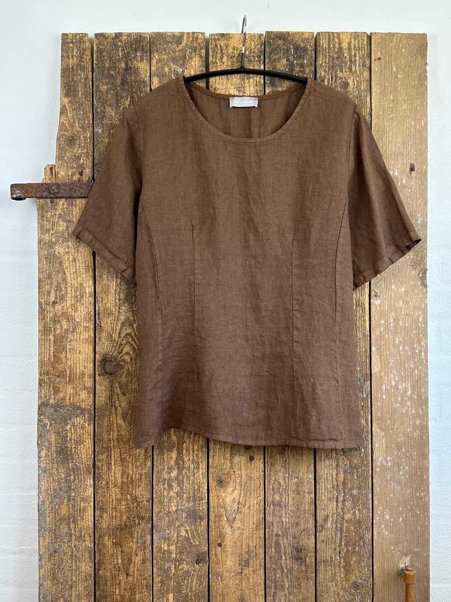 Delux Skagen Kelly hørbluse - coffee