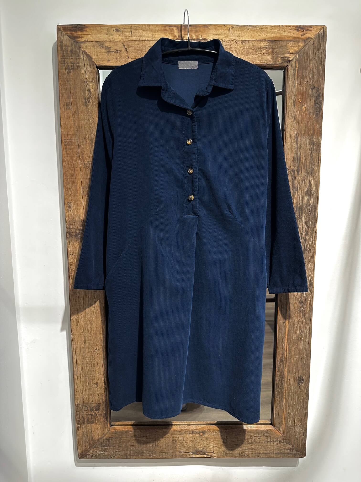Delux Skagen fløjlstunika / kjole - navy