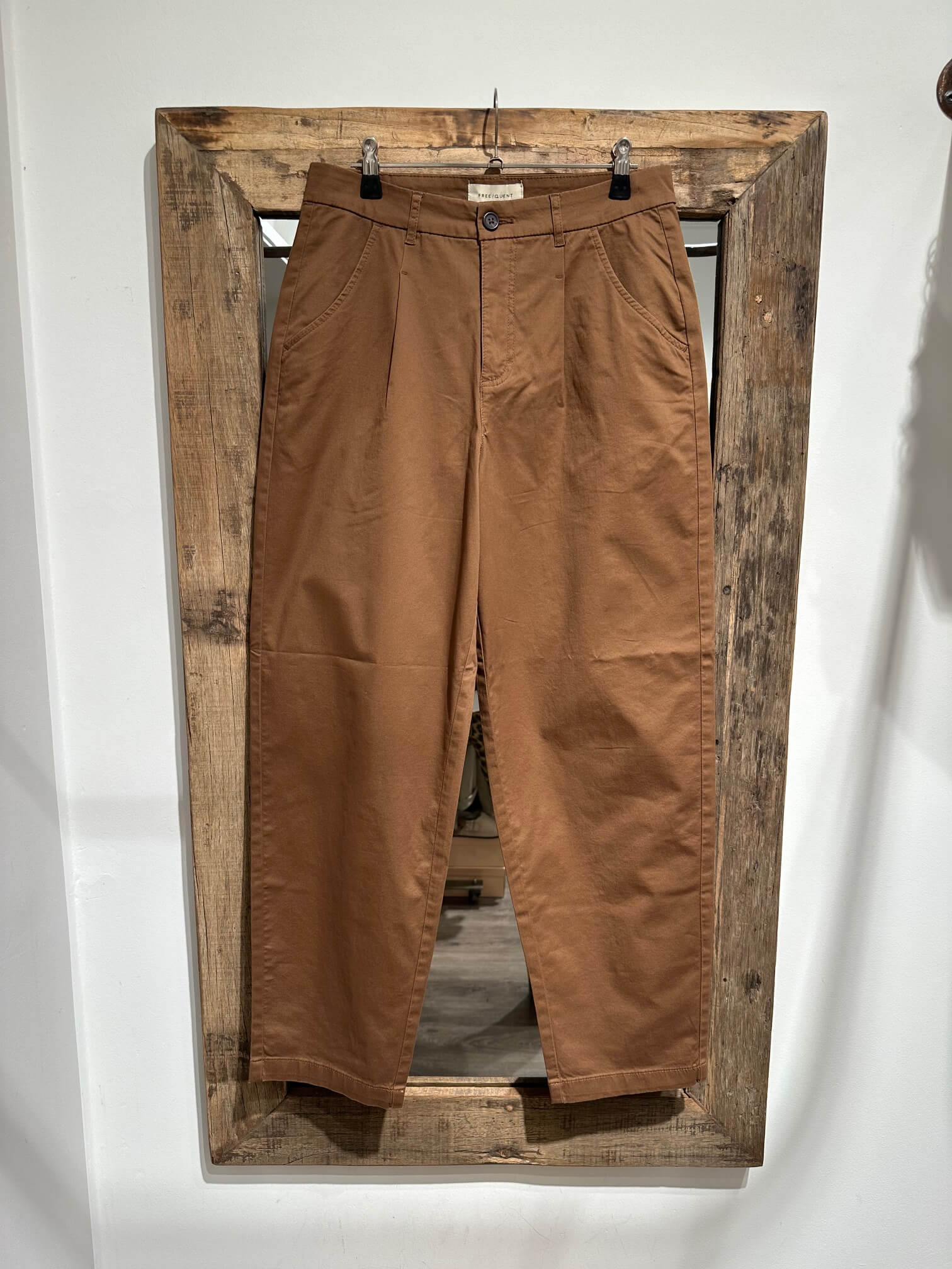 Freequent chino bukser - camel