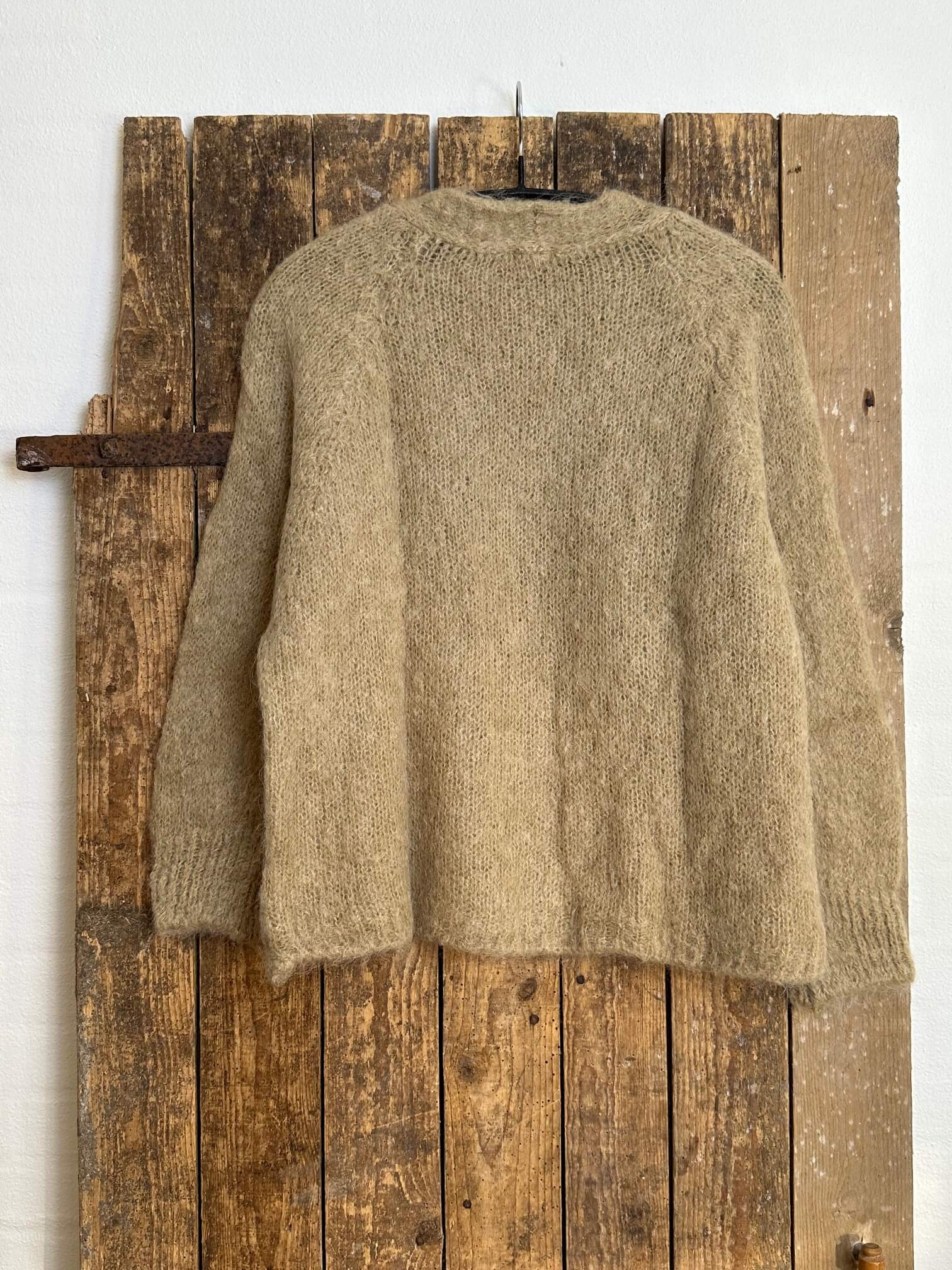 A taste of Fleurie mohair strikcardigan - camel