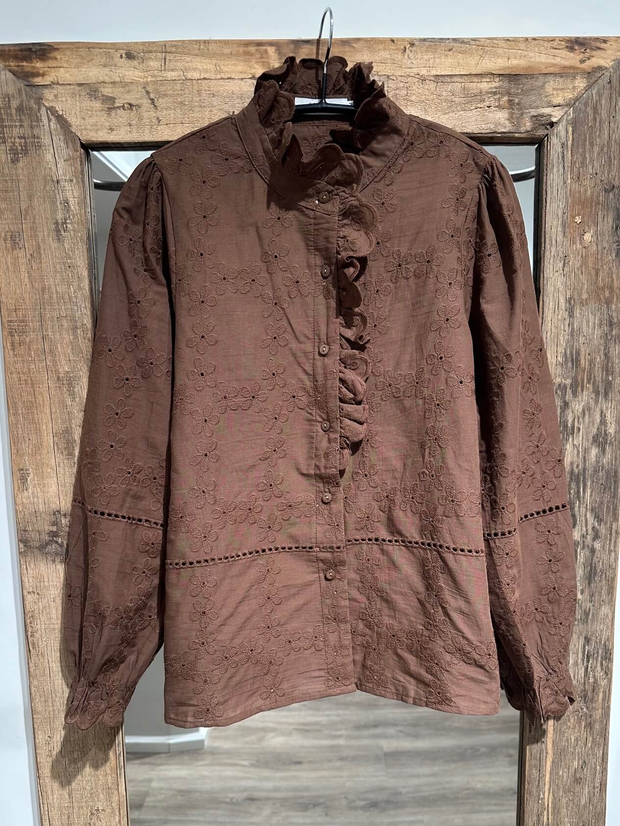 A taste of Fleurie Cilia skjorte - brun