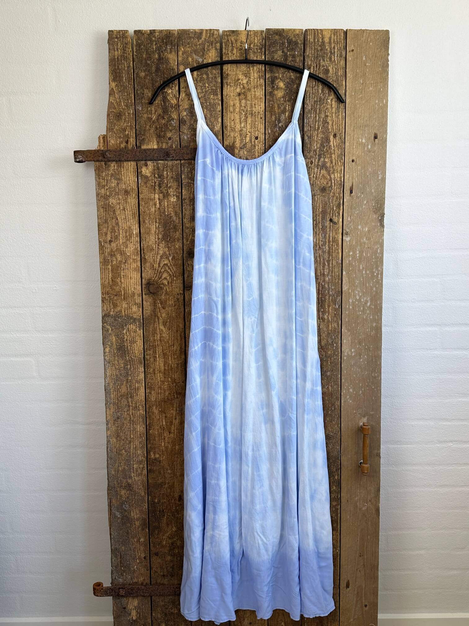 Delux Skagen batik stropkjole - lyseblå